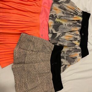 lululemon athletica A-Line Skirt Collection - Coral, Black, Beige